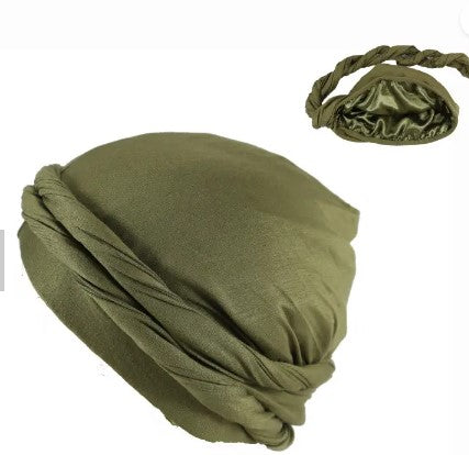 Satin Lined Stretch Turban