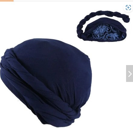 Satin Lined Stretch Turban